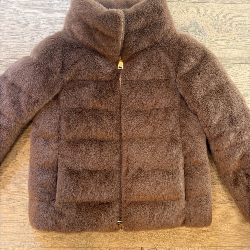 HERNO CAPPA IN LADY ALTERNATIVE FUR - Picture 2 of 5